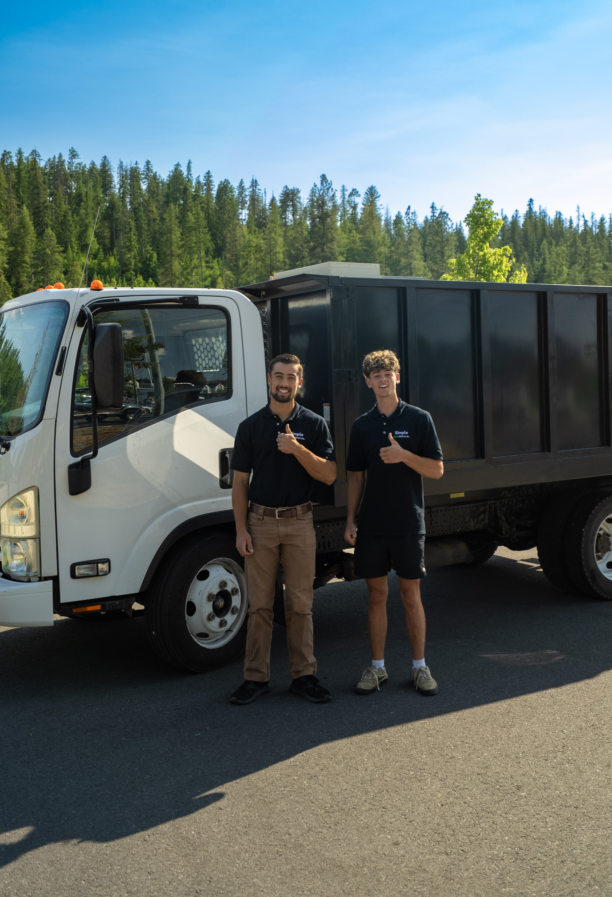 Frank and Romen — Simple Junk Removal owners in Coeur d'Alene